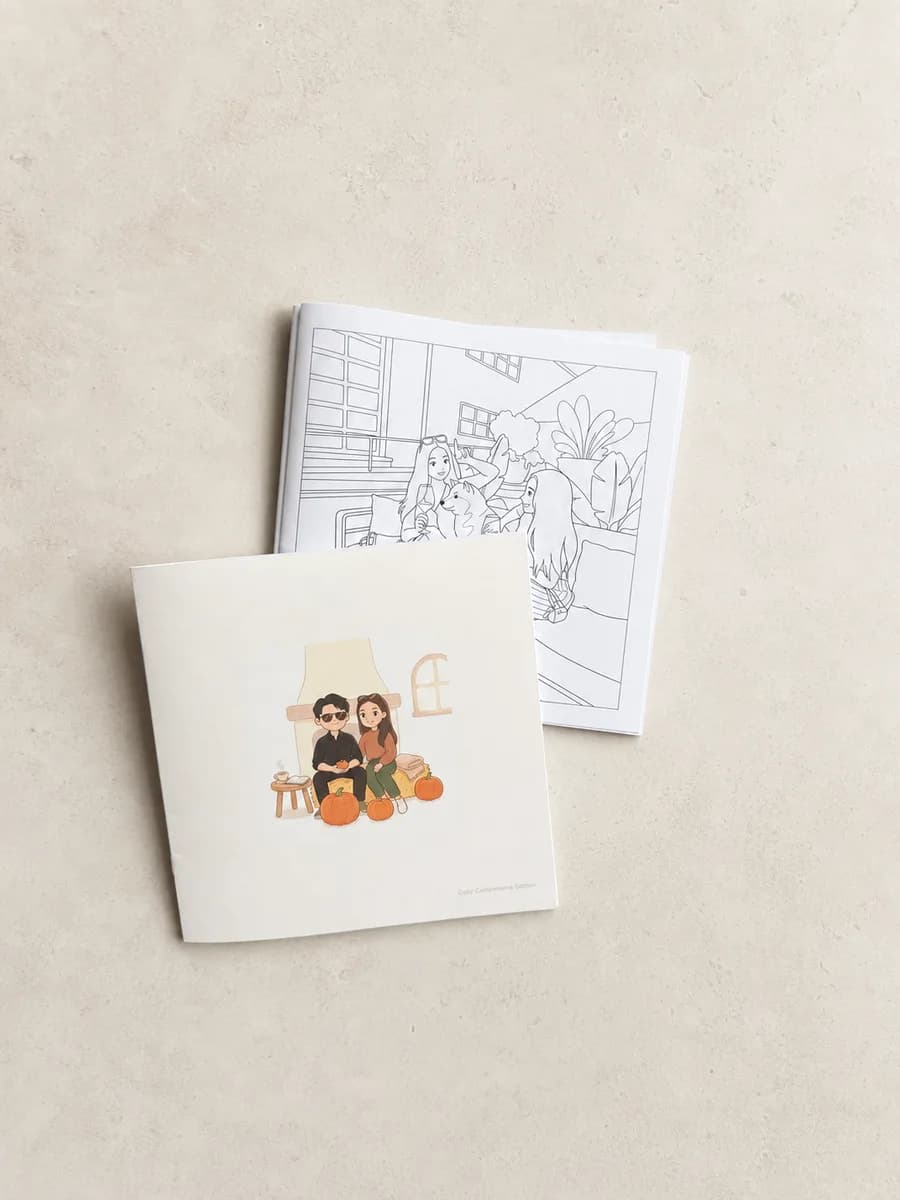 The Mini custom coloring book