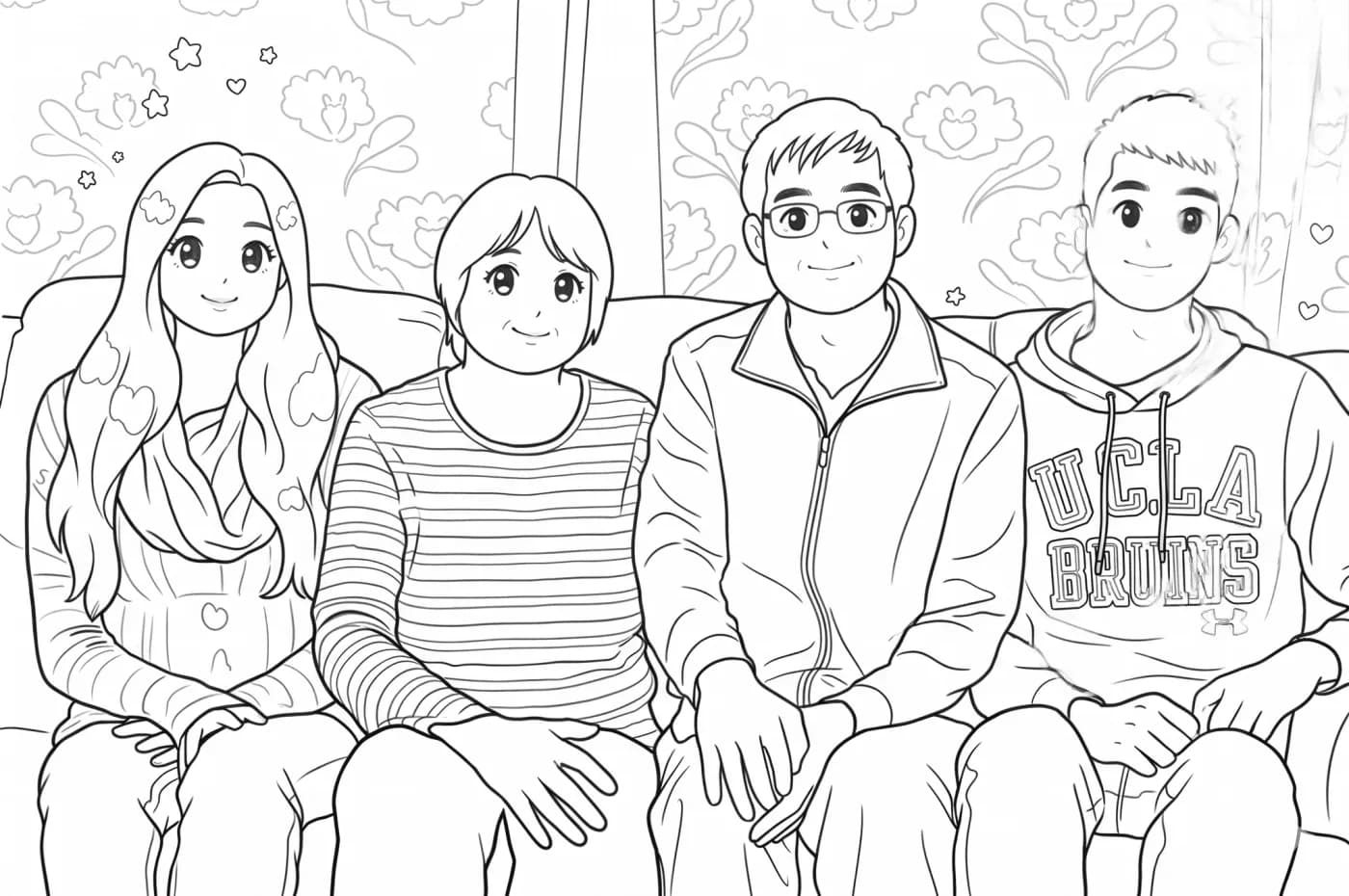 Family time on the couch