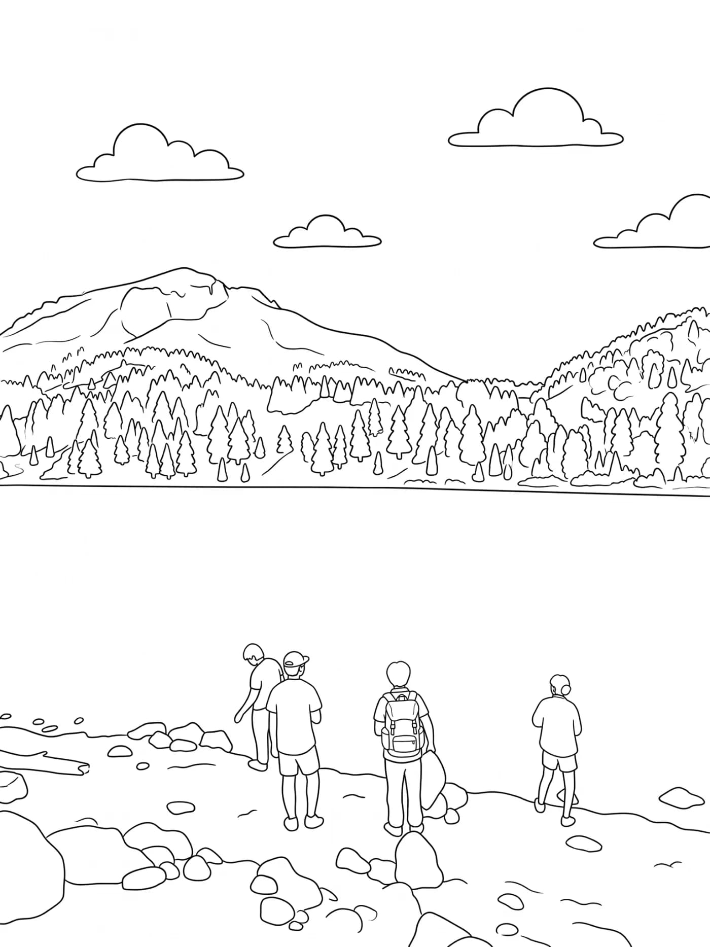 A family beach day