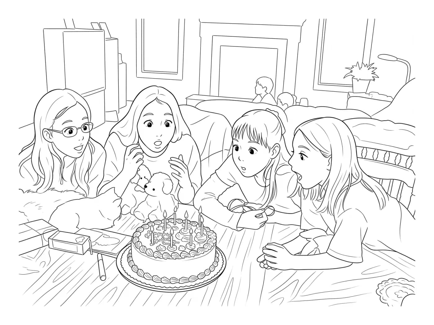 Family dinner celebration