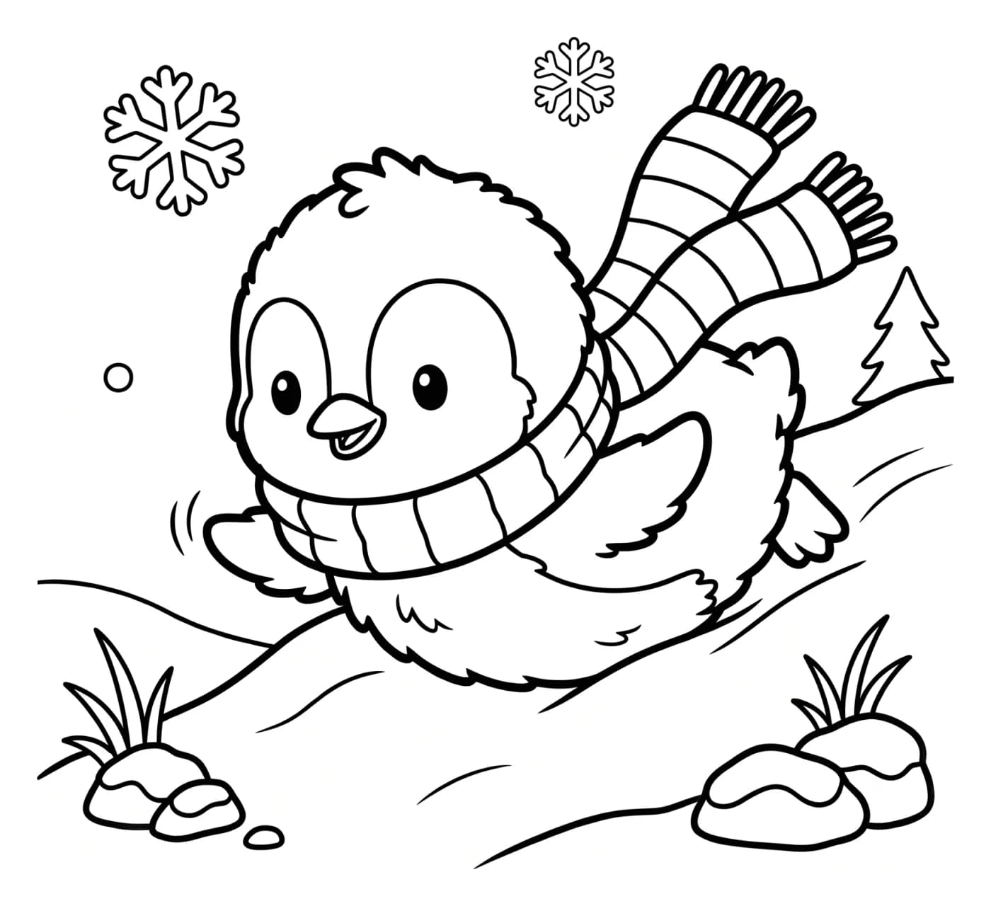 Little artist chick