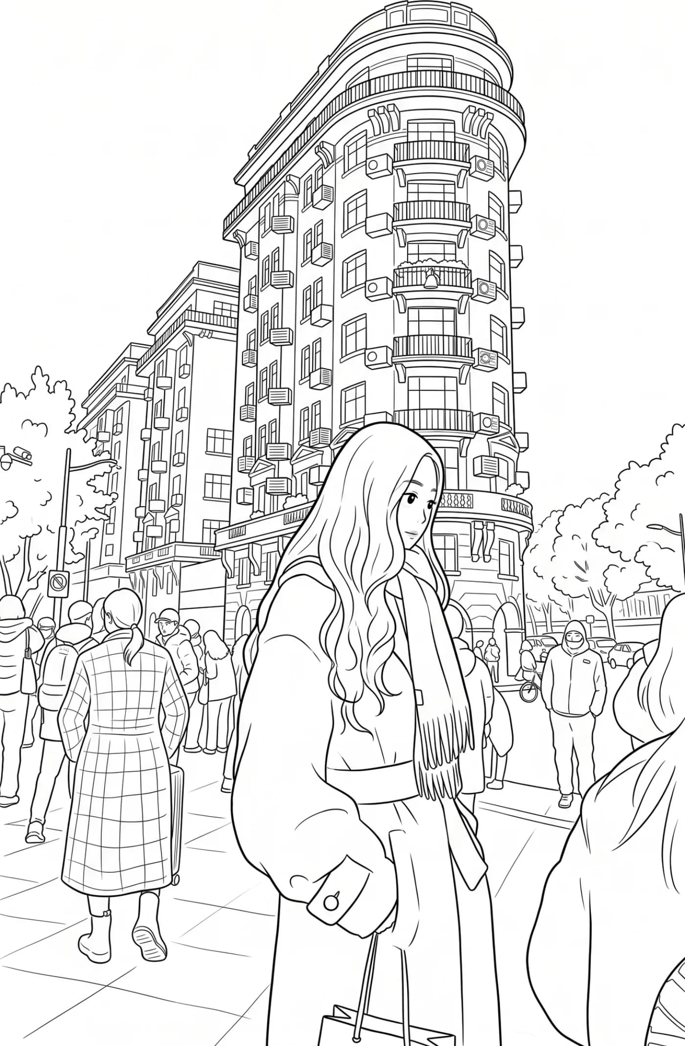 City street traveler