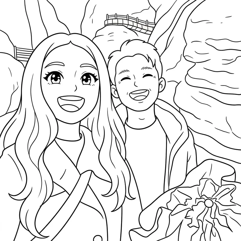 Coloring book page