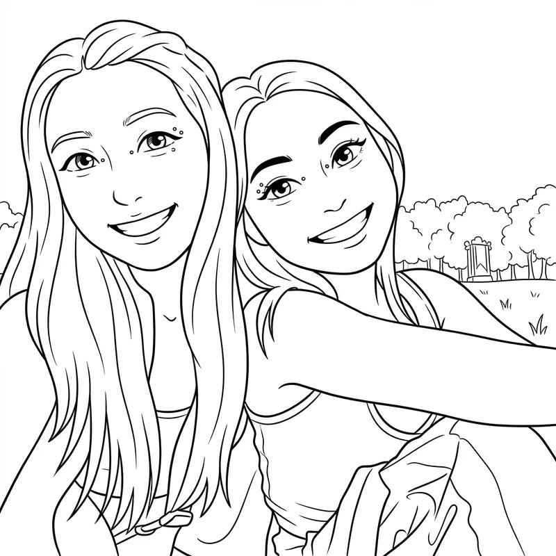 Coloring book page