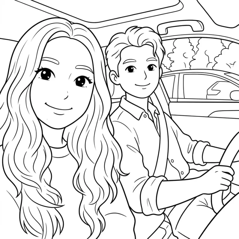 Coloring book page