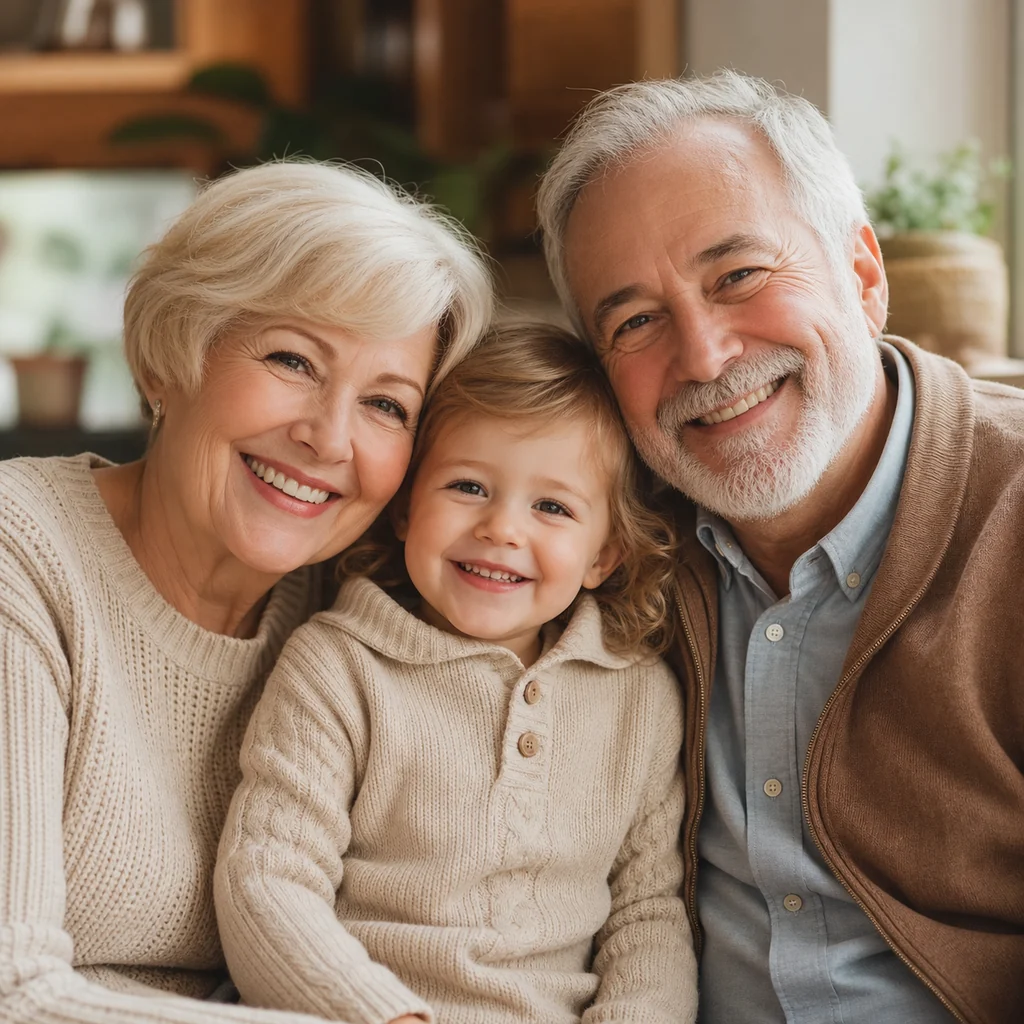 Grandparent gift, a coloring book of the grandkids